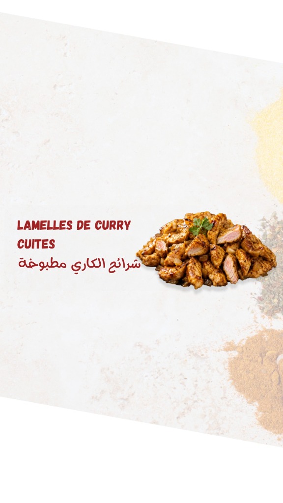 Lamelles Curry Bôdélice